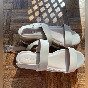 Madden girl platform cork shoes